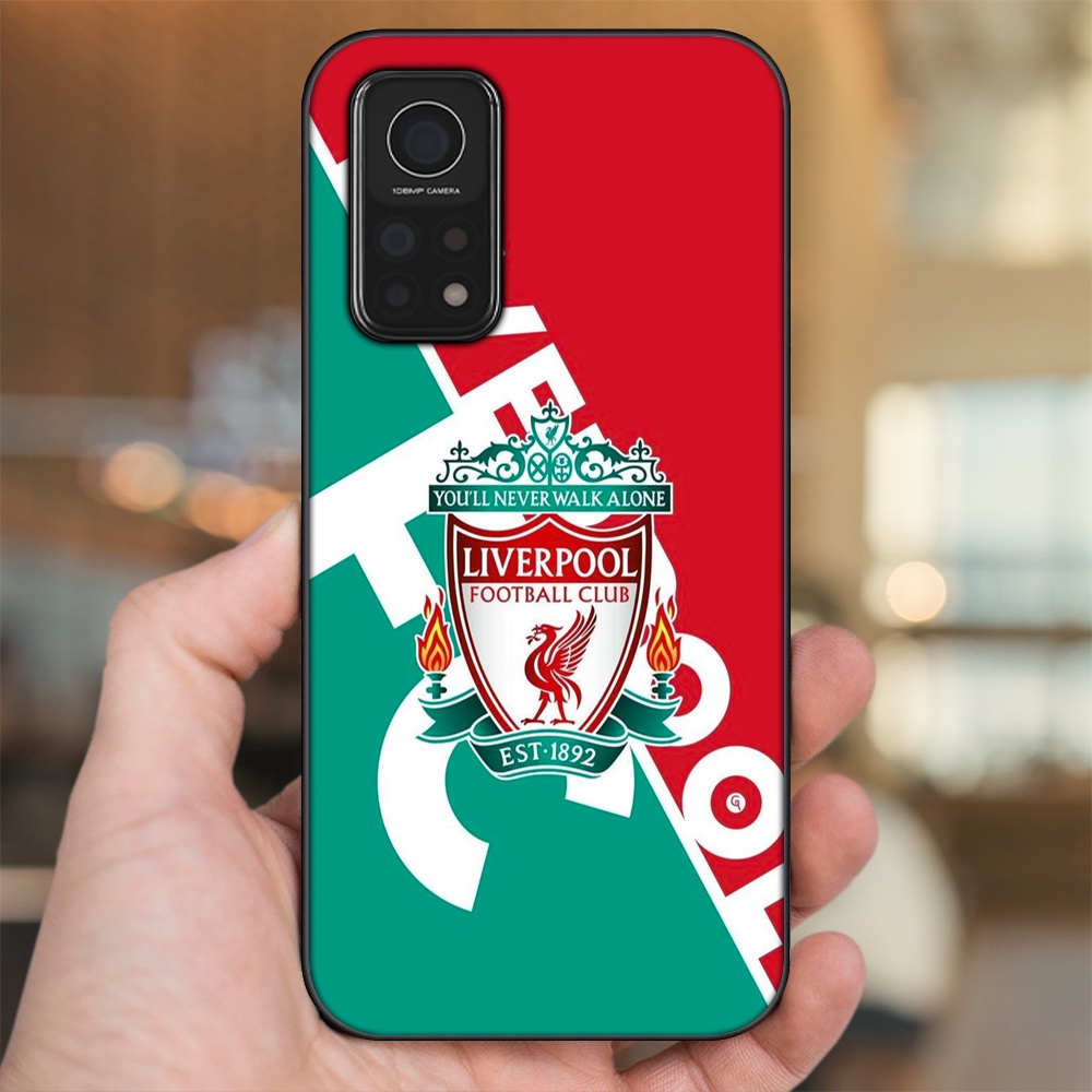 Ốp lưng Xiaomi Mi 10T Pro 5G viền đen in hình Liverpool FC