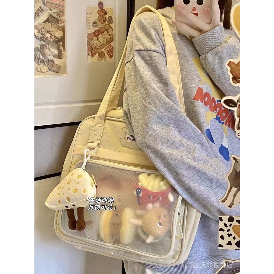 Túi Tote Đeo Vai Bằng Vải Canvas Sức Chứa Lớn Thời Trang Mùa Hè Cho Nữtúi xách nữ