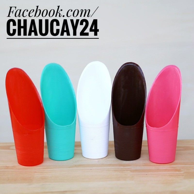 Phụ kiện Dụng cụ xúc đất nhựa trồng cây cảnh để bàn, sen đá, xương rồng, chậu cây mini