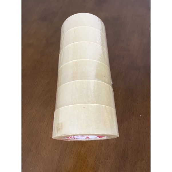[Loại 1] 1 cây 6 cuộn băng keo 200yard đủ 2kg 1 cây, chất keo bám dính cao