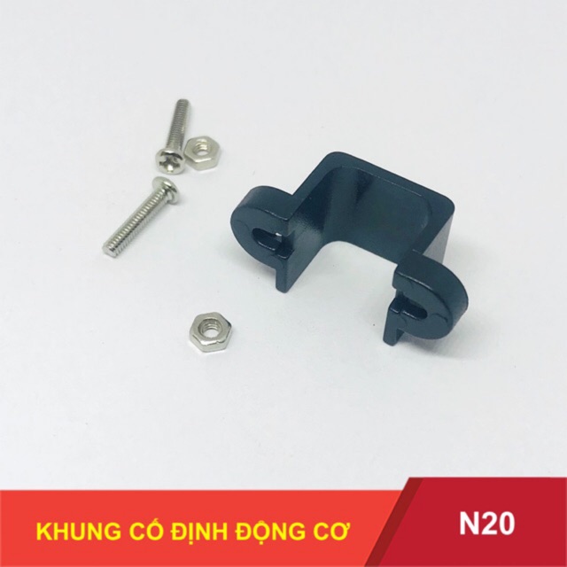 Khung cố định cho động cơ giảm tốc N20 GA12-N20 - LK0029