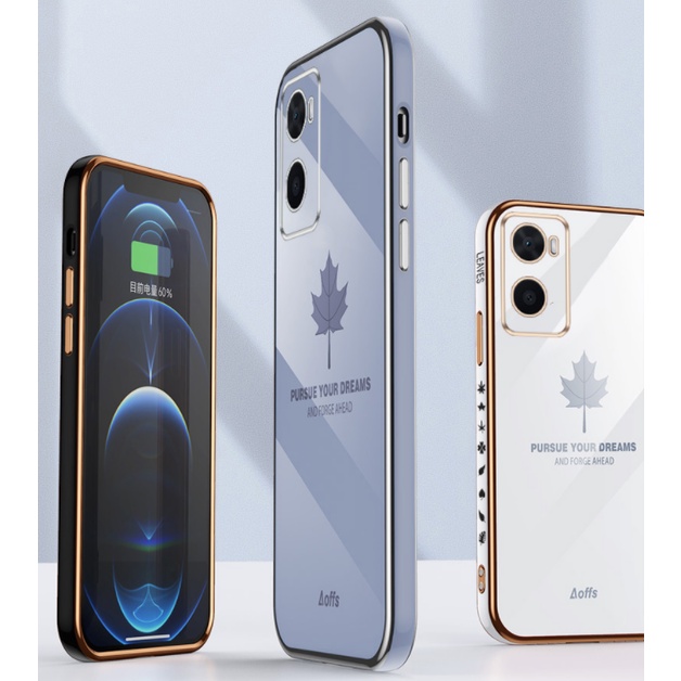 Ốp lưng oppo reno7 5g Ốp Điện Thoại Họa Tiết Lá Phong Cho Oppo Reno 7 5G Reno7Z Reno7PRO A76 A95 A54 A16 Reno2 Reno4 4F Reno5 Reno5F Reno6 FY