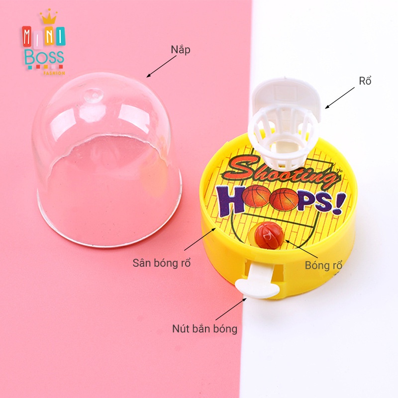 Đồ chơi bóng rổ mini Boss | Đồ chơi mini cho bóng vào rổ thú vị cho bé