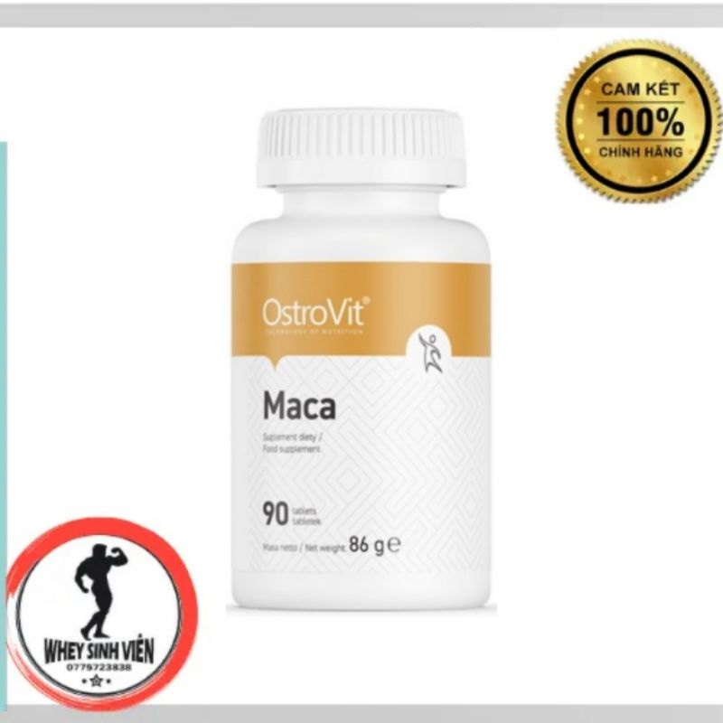Viên Tăng Cường Sinh Lý, Cái Thiện Khả Năng Ham Muốn Ostrovit MACA 500mg 90 Viên TẠI WHEYSINHVIEN.COM
