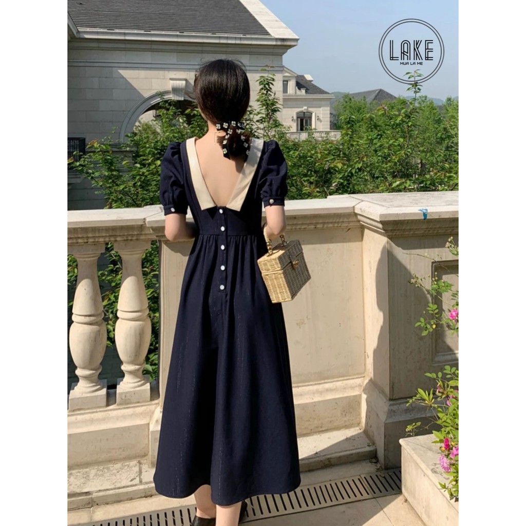 Đầm tay bồng, váy hở lưng quyến rũ
