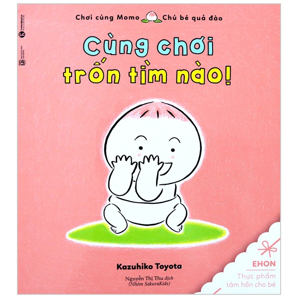 Sách Ehon Chơi Cùng Momo - Chú Bé Quả Đào - Cùng Chơi Trốn Tìm Nào!