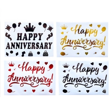 Bộ 15 Miếng Dán 18-36&quot; Trong Suốt Dùng Trang Trí Tiệc Cưới