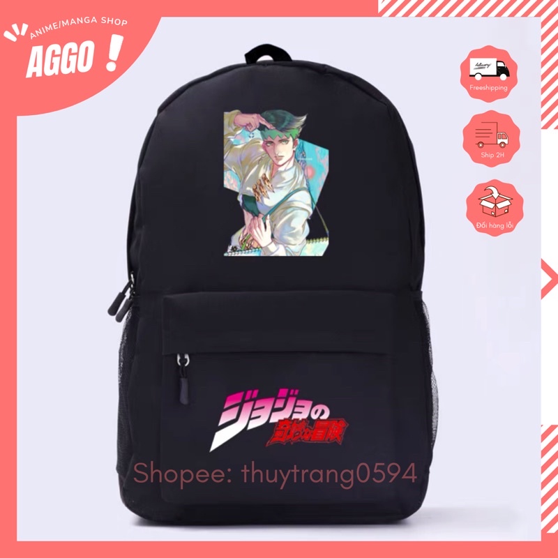 [ SIÊU RẺ] Balo Đi Học Anime JOJO Bizarre Adventure Nam Nữ Unisex