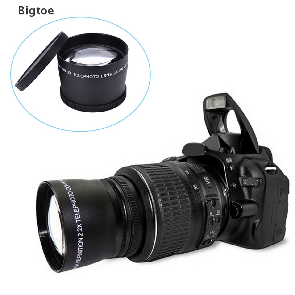 58mm 2.0X Professional Telephoto Lens+Cleaning Cloth for Canon Nikon Sony Pentax [HOT SALE]