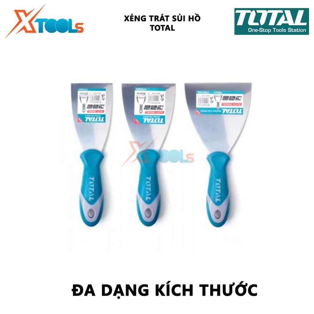 Bay sủi sơn TOTAL | Xẻng trát sủi hồ Quy cách: 60-150mm Trọng lượng: 0.3kg  dùng để làm phẳng những bề mặt sau khi đổ bê