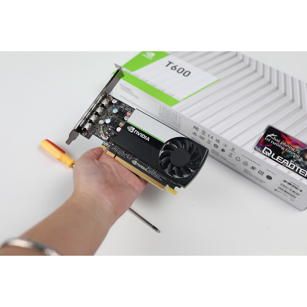 Vga card màn hình Leadtek NVIDIA T600 4GB GDDR6 new chính hãng