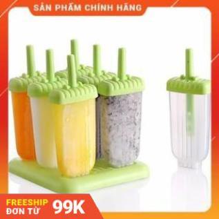 [ Hàng Hot ]  Khuân (Khay) Làm Kem 6 Ngăn Cao Cấp Thế Hệ Mới