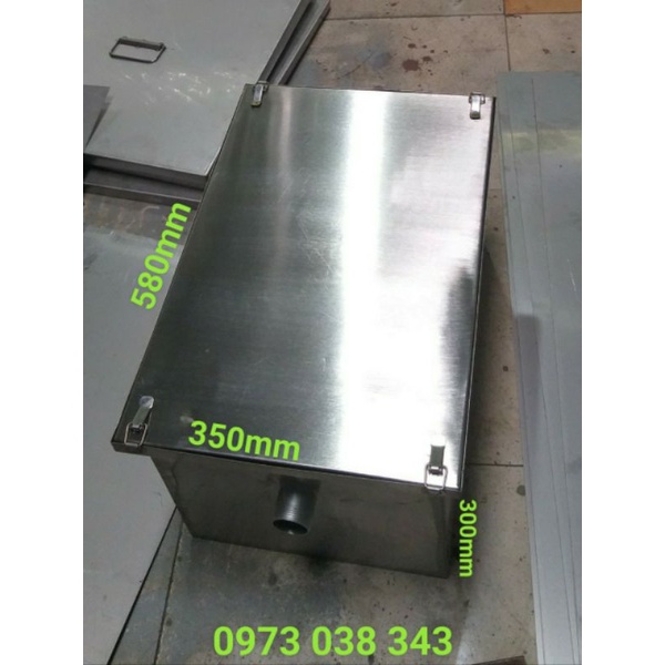 Bể Tách Mỡ - Bẫy Mỡ 60 Lít, inox304  - Cơ Sở Sản Xuất Bình Minh 890