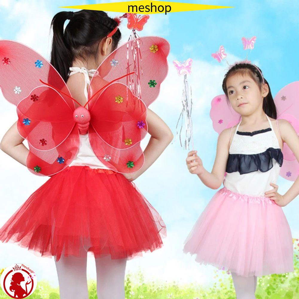 Bộ 3 Đôi Cánh Bươm Bướm Phát Sáng Dành Cho Trẻ Em