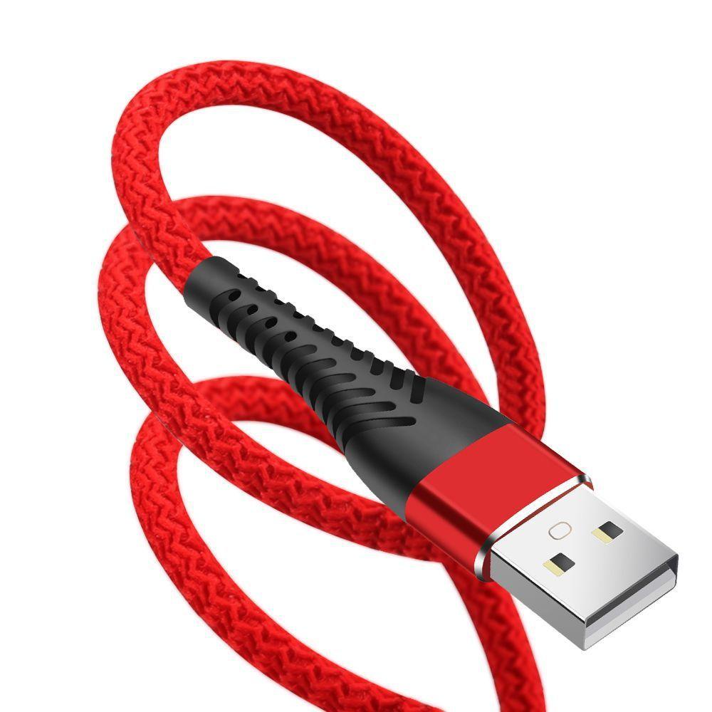 Dây Cáp Sạc Nhanh Micro USB Loại C Kiểu Dây Bện Cho Samsung S20