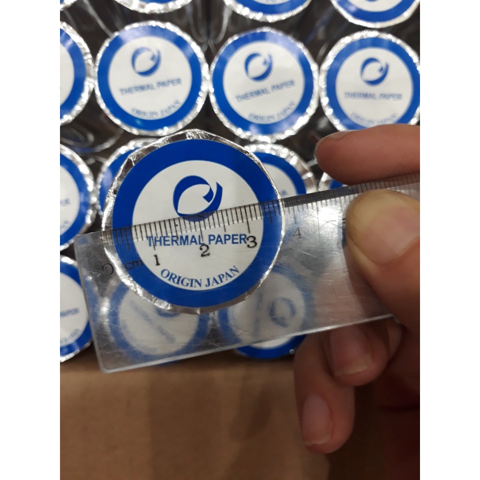 GIẤY IN NHIỆT K57 x38mm , GIẤY IN BILL CHO MÁY POS, TAXI, CÀ THẺ, BÁN HÀNG