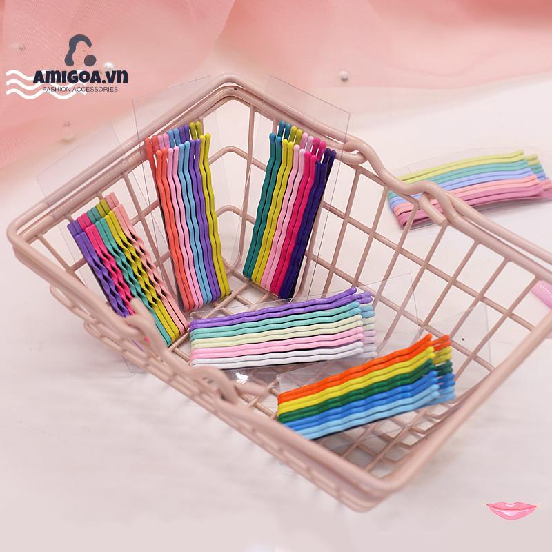 Kẹp Tóc Phun Sơn Nhám Đa Năng Đơn Giản