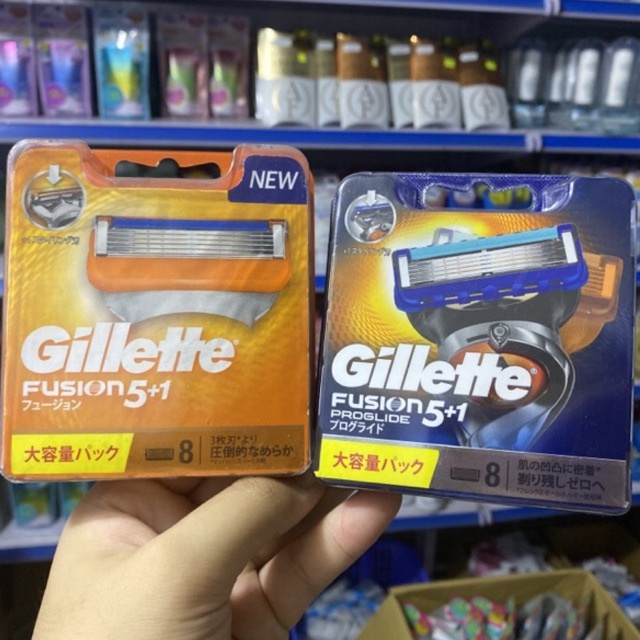 Hộp lưỡi dao thay thế Gillette Fusion 5+1 Nhật Bản japan