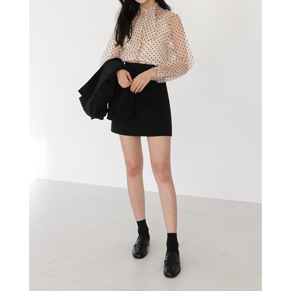 Chân Váy Form Dáng Chữ A Basic Hàn Quốc ( có quần trong ) | BigBuy360 - bigbuy360.vn