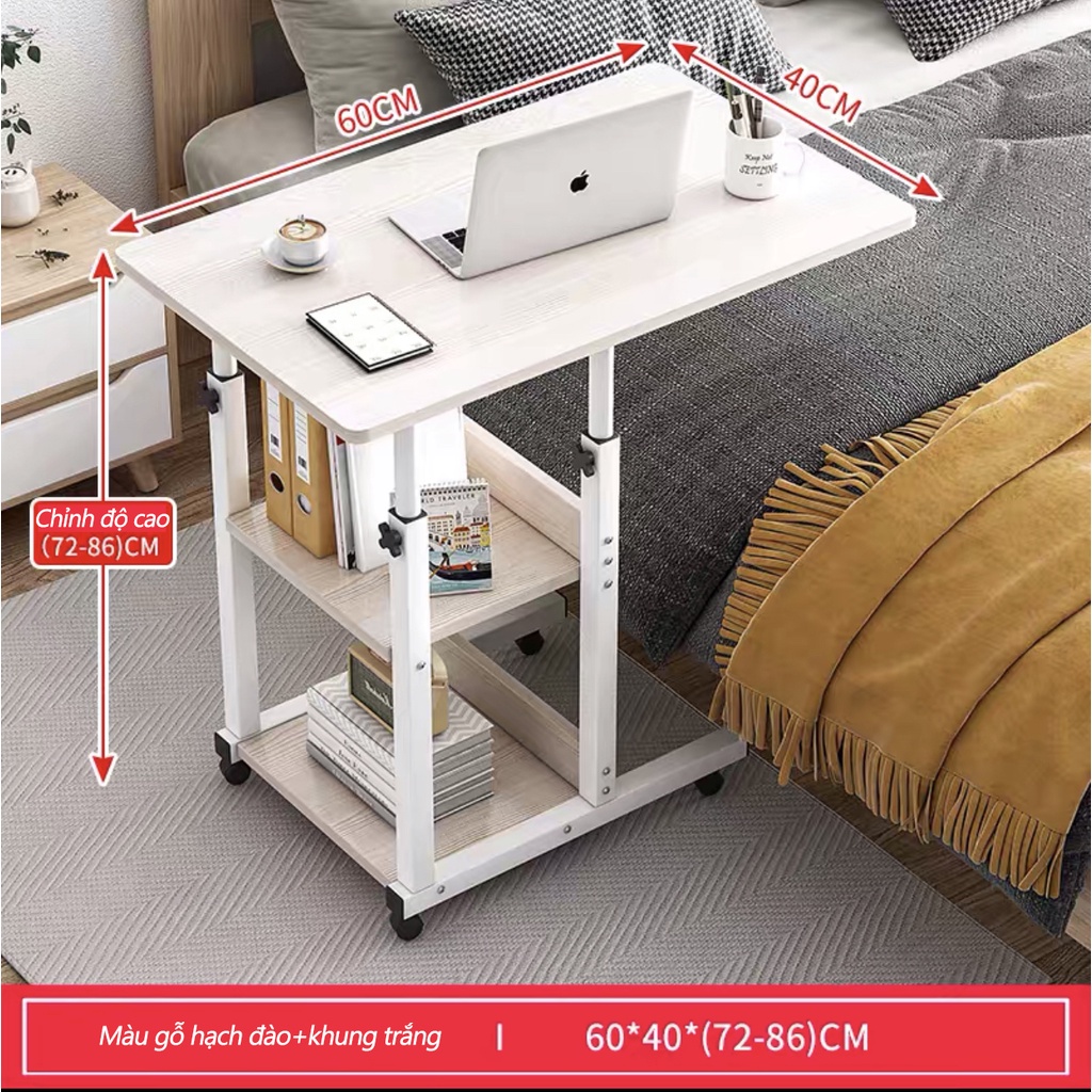 Bàn laptop thông minh, bàn làm việc thông minh đa năng có bánh xe di động và thay đổi chiều cao dễ dàng Nội Thất FU156Y