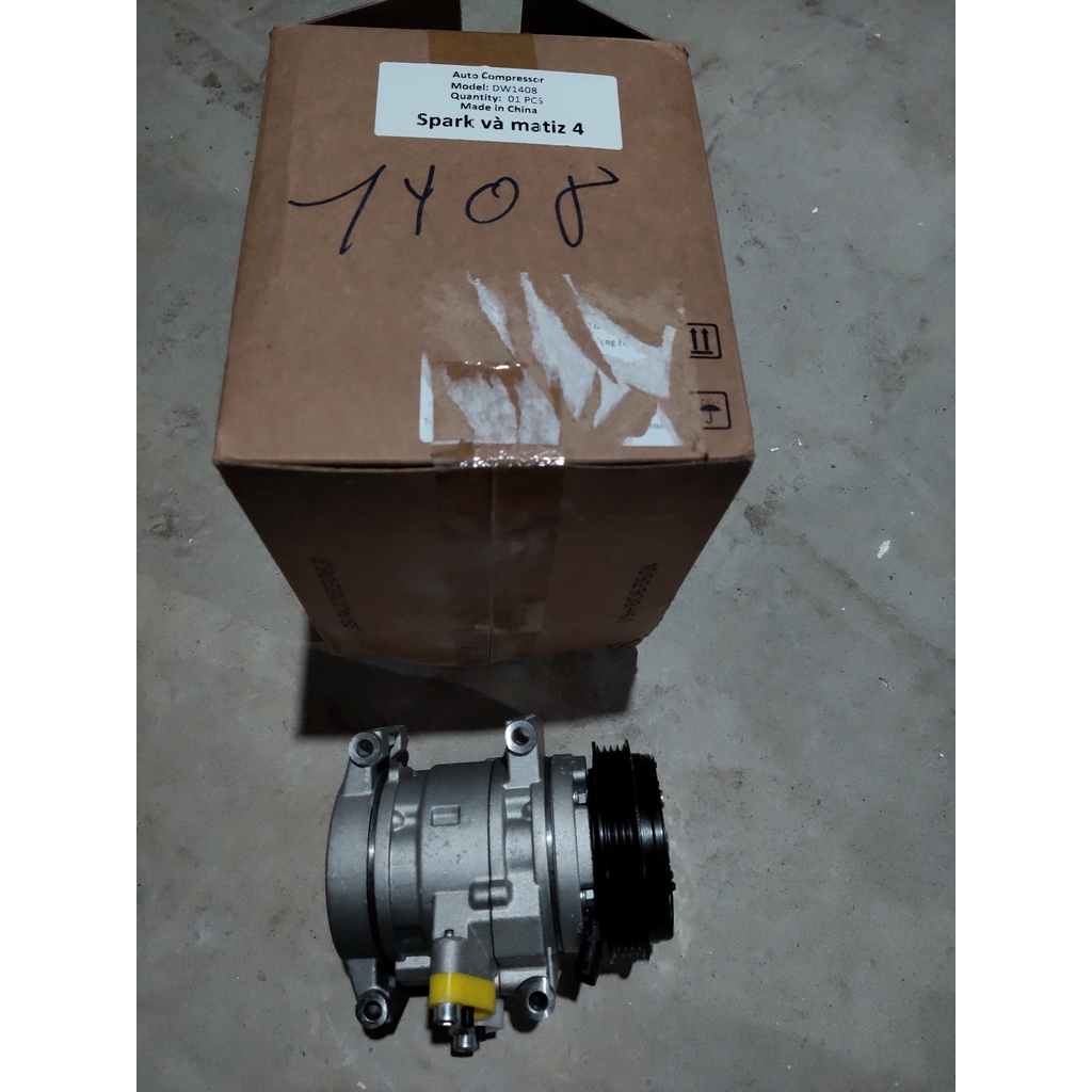Lốc điều hoà DW1408 lắp xe Deawo Spark và Matit 4 đời 2012