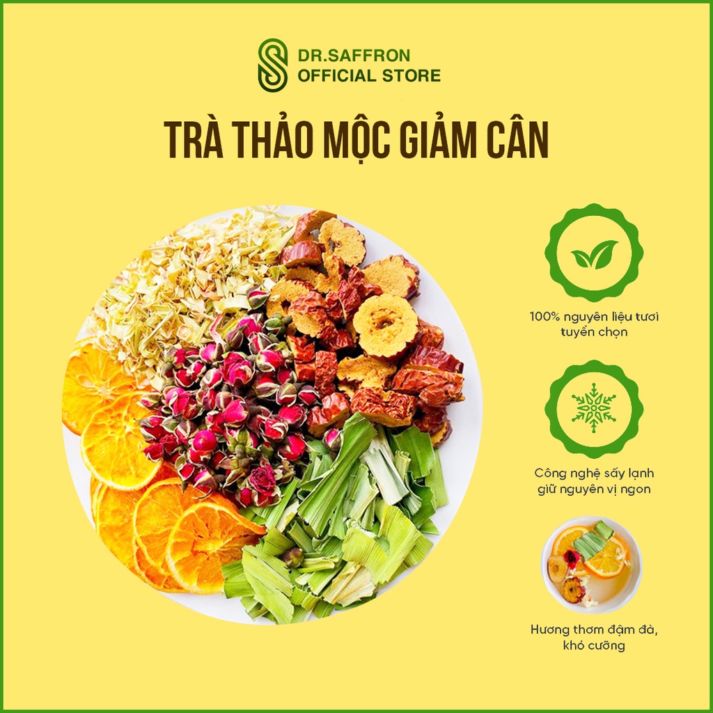 Trà đẹp da, giảm cân, thanh nhiệt thương hiệu Mộc Hương Sơn