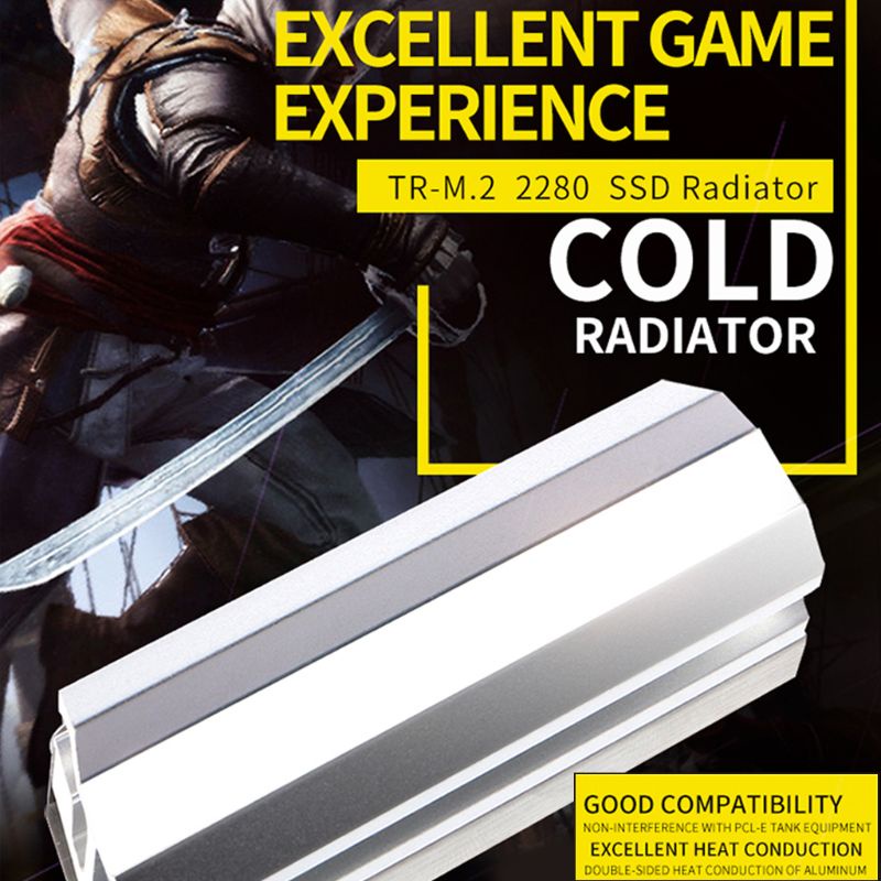 Bộ Tản Nhiệt M.2 Ssd Bằng Nhôm Cho Ổ Cứng Ngff Nvme Pcie 2280 | BigBuy360 - bigbuy360.vn