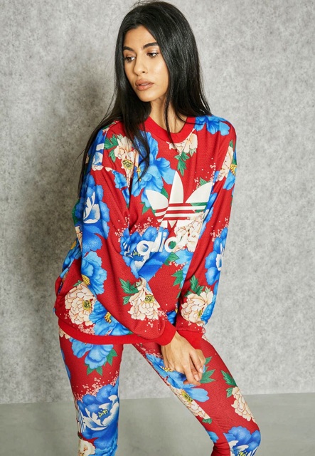 Áo das hoạ tiết hoa mùa thu đông