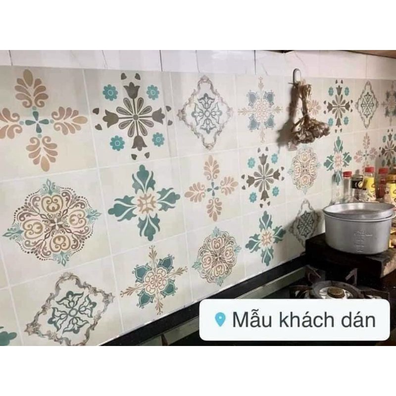 GIẤY DÁN BẾP HOA VĂN CÁCH NHIỆT-CHỐNG THẤM,