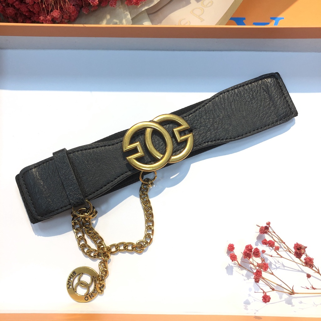 Belt nịt váy đính đá phụ kiện quần áo đẹp/ đai váy