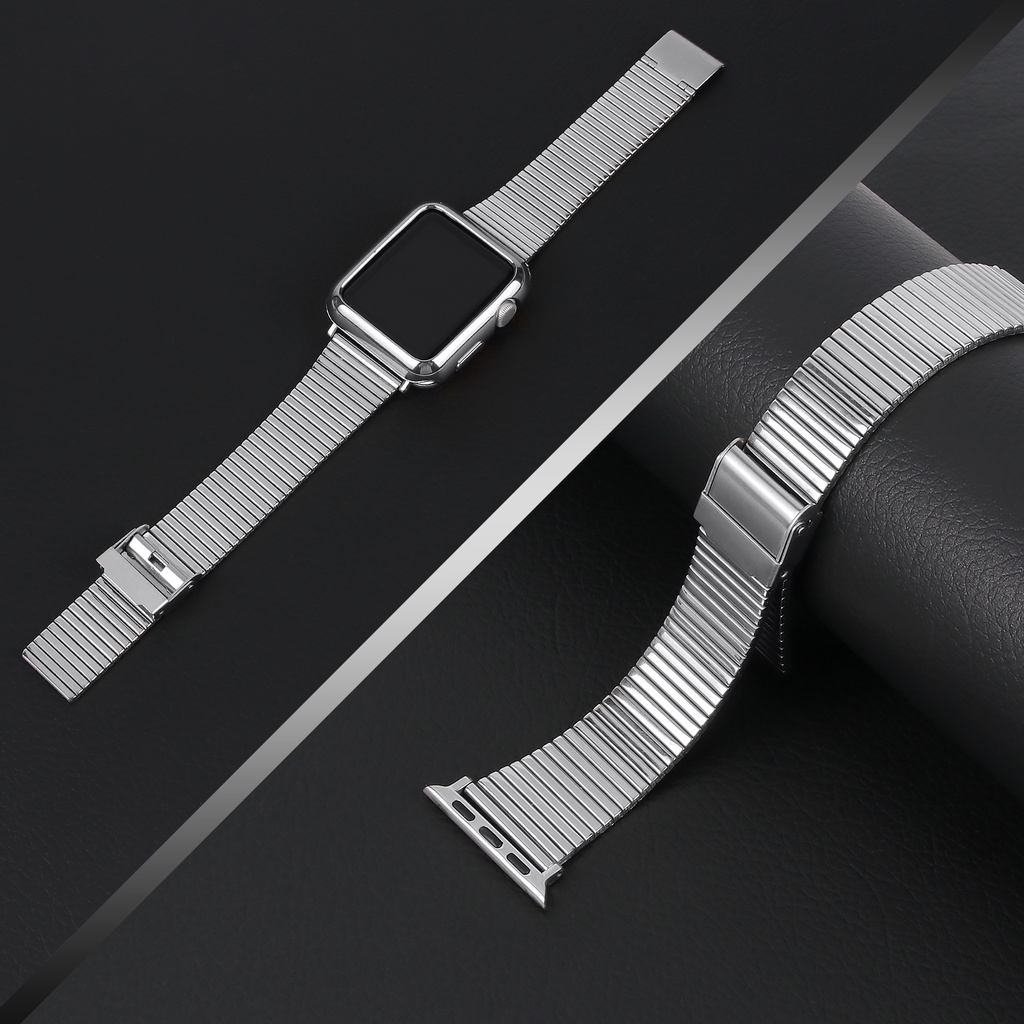 Dây đeo + khung viền thích hợp cho đồng hồ thông minh Apple Watch series 8 7 41mm 8 7 45mm và dụng cụ
