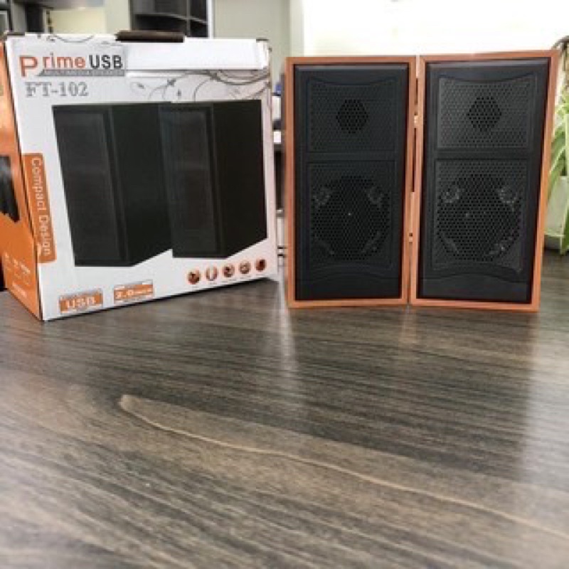 Loa vi tính giả gỗ 2.0 nhỏ gọn, thời trang, âm thanh to, tress bass đầy đủ, phân khúc giá rẻ và chất lượng.