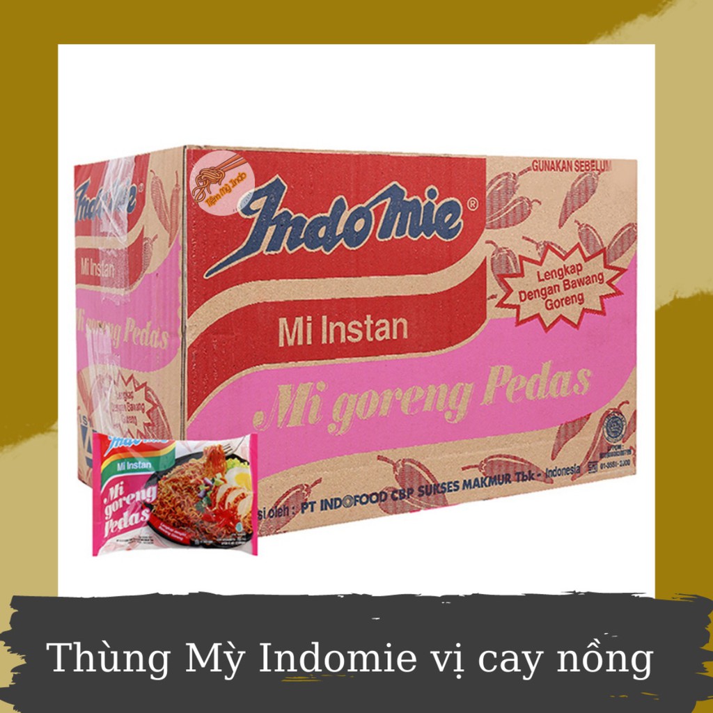 [Siêu Ngon] Thùng MÌ TRỘN INDOMIE/ MÌ XÀO KHÔ GORENG cực hấp dẫn đủ vị. | BigBuy360 - bigbuy360.vn