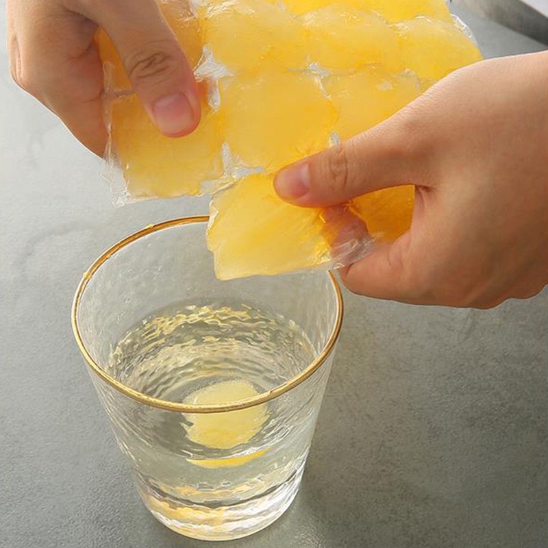 ComBo 10 Túi Làm Đá - Bao Làm Đá Viên Nước Trái Cây, Kem , Sửa Chua An Toàn Vệ Sinh
