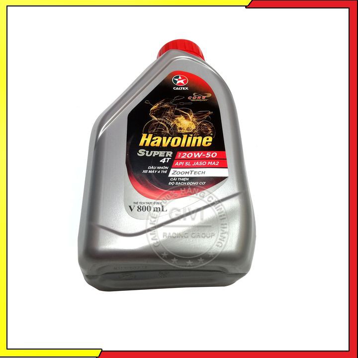 Dầu Nhớt Caltex Havoline 4T 20W50 0,8 Lít