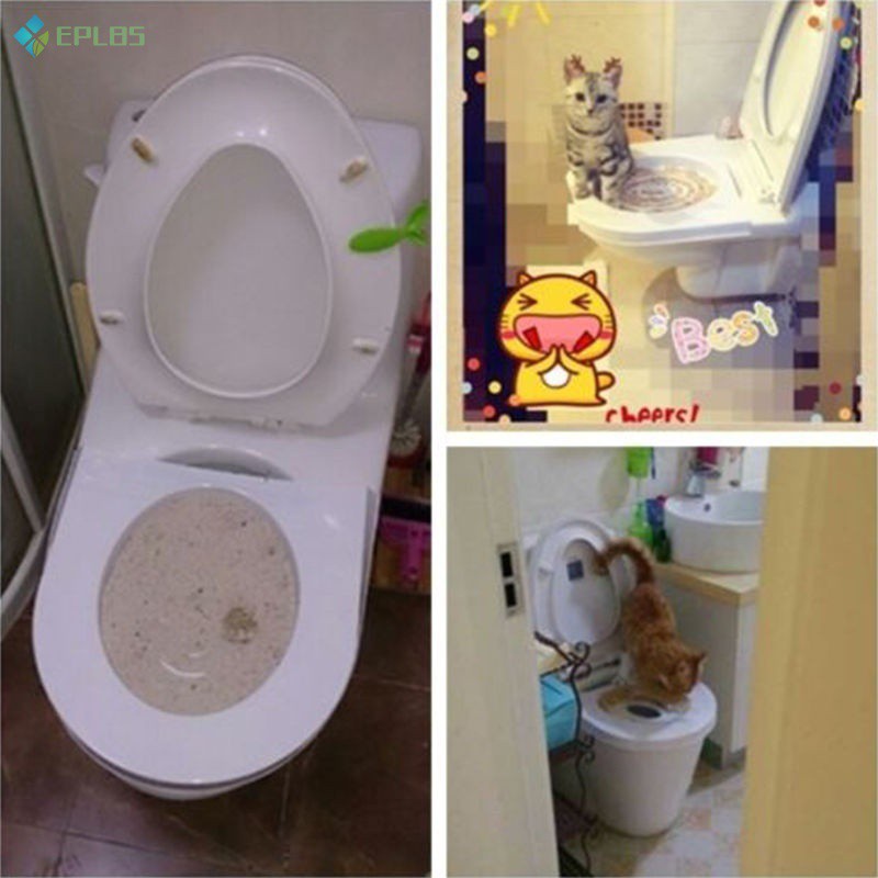 Dụng cụ khay tập đi vệ sinh cho mèo tiện dụng