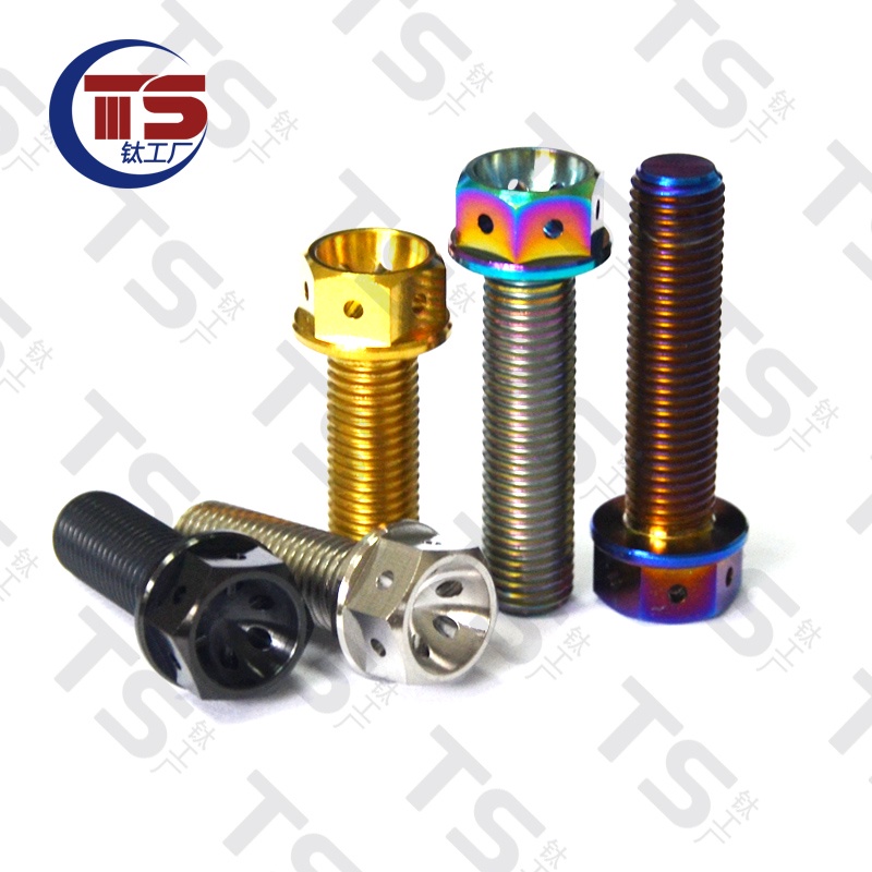 Bu Lông Lục Giác Bằng Hợp Kim Titan Ts GR5 M10 M10X30/40mm Dành Cho Xe Máy