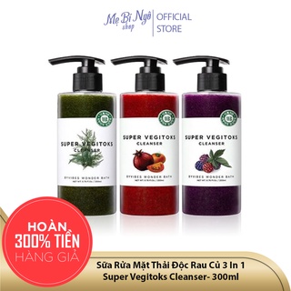 Sữa Rửa Mặt Thải Độc Rau Củ 3 In 1 Super Vegitoks Cleanser