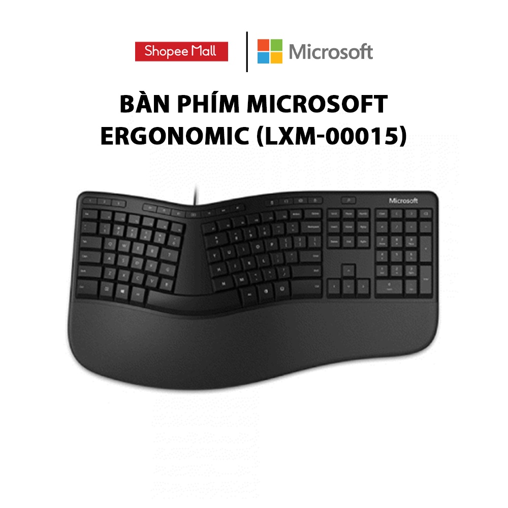 Bàn phím Microsoft Ergonomic LXM-00015 Có dây