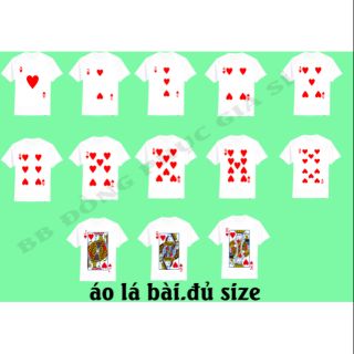 Áo 13 lá bài. Kéo hình sang trái xem ảnh thật