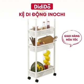 Kệ di động Inochi 4 tầng màu trắng (Thanh Lý Xả Kho)