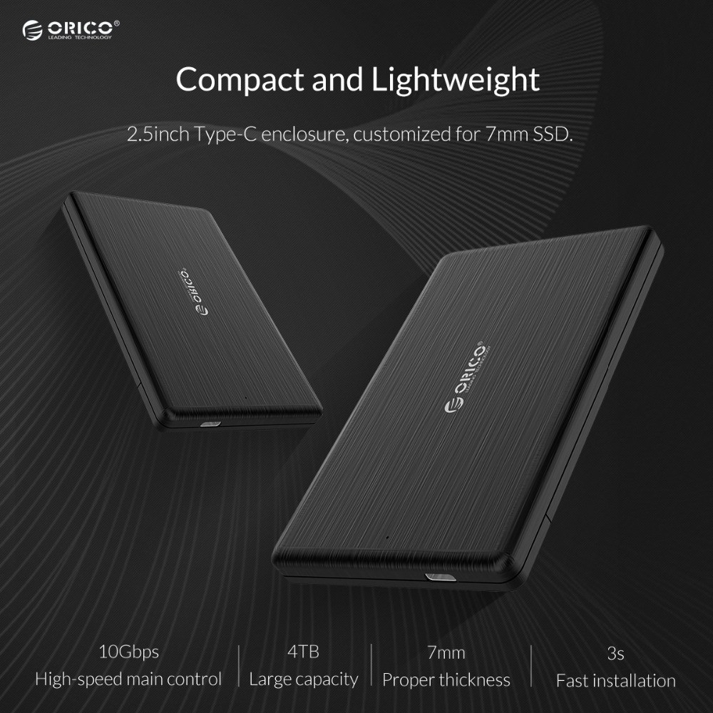 Ổ Cứng Orico 2578c3-g2 Hdd 2.5 Inch Sata Sang Usb3.1 Gen2 Type-C/Usb3.0 Ssd Hdd Encl | BigBuy360 - bigbuy360.vn