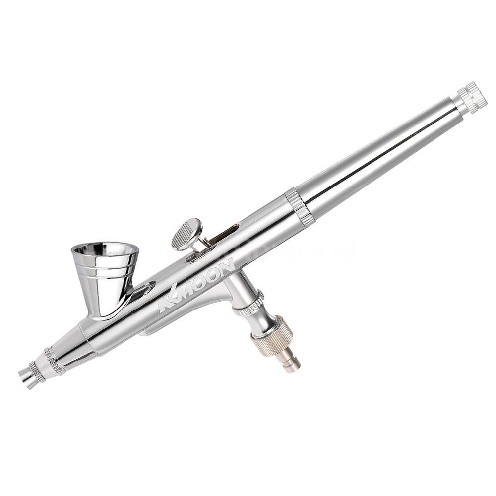 A&D KKmoon 0.25mm Gravity Feed Dual-action Airbrush Kit Set Air Brush Spray Gun for Makeup Painting Nail Art Tatt