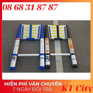 [ 3M2 ] THANG NHÔM RÚT 3M2 NINDA NHẬT BẢN - BH 2 NĂM