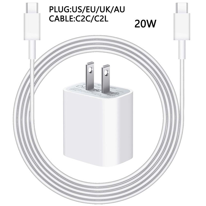 Củ Sạc Nhanh 20W USB C PD Cho iPhone 12 11 Pro Max Xr iPad