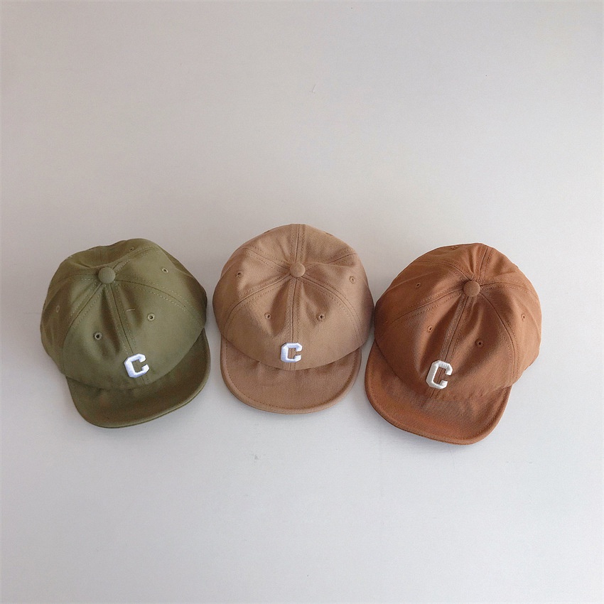 Nón Lưỡi Trai Mềm Thêu Chữ Thời Trang Xuân Hè Hàn Quốc Dành Cho Bé