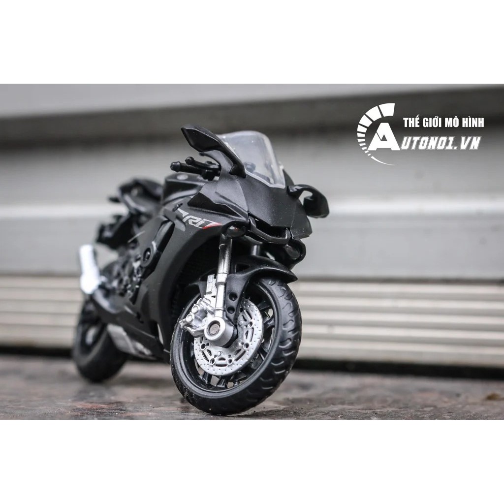 MÔ HÌNH YAMAHA YZF R1 60TH YELLOW 1:12 MSZ