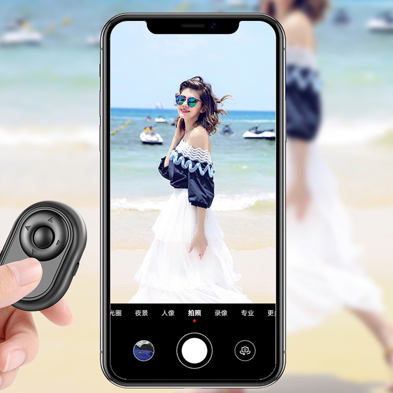 Nút Bấm Điều Khiển Từ Xa Lướt Tiktok, Đọc Sách, Chụp Ảnh, Quay Video Remote Bluetooth Thông Minh Tiện Dụng