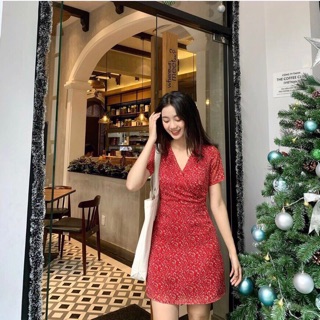 ĐẦM ĐỎ HOA NHÍ ĐẮP CHÉO