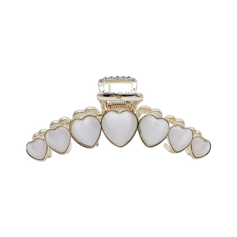 Kẹp Tóc Họa Tiết Trái Tim Bằng Hợp Kim Phong Cách Hàn Quốc Thời Trang Cho Nữ